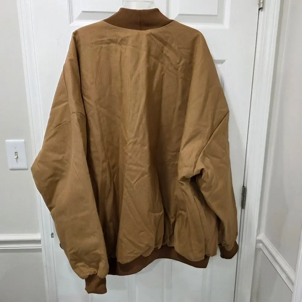 ASW Jackets Hondo Canvas Work Jacket 5XL Quilt Lined Made in USA Brown